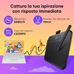 XPPEN Deco  640 IT640 - 5080LPI 6" Noir, miniature 4