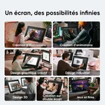 XPPEN Artist Pro 24 Gen 2 4K MD240UH-EU - 5080LPI 24" Noir — miniature 4