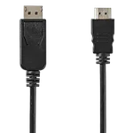 Nedis Câble DisplayPort vers HDMI - 2m - Noir — miniature 2