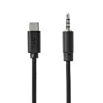 Nedis Câble USB-C vers Jack 3.5mm mâle/mâle - 1m - Noir — miniature 3