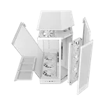 NZXT H9 Flow RGB+ Blanc - MT/Sans Alim/E-ATX — miniature 4