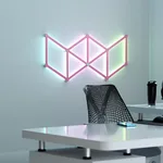Nanoleaf Lines Skin Rose Mate - 9 pièces — miniature 5