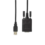 Câble Noir AD-USB-SERIAL-DB9 mâle - USB — miniature 2