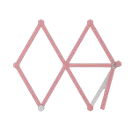 Nanoleaf Lines Skin Rose Mate - 9 pièces — miniature 2