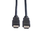 VALUE Câble HDMI HighSpeed + Ethernet mâle/mâle - 2m - Noir — miniature 2