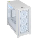 Corsair iCUE 4000D Airflow RGB TG Blanc - MT/Sans Alim/ATX — miniature 4