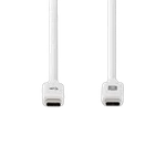 Nedis Câble USB-C 3.2 Gen2/100W/1m/Blanc — miniature 2