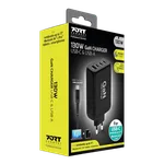 Port Chargeur mural GaN 130W 4 ports + Câble USB-C - 2m — miniature 2