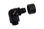 Alphacool Fitting 13/10mm/90° Rotatif G1/4/Noir — miniature 2