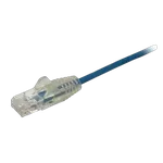 StarTech Cable - Blue Slim CAT6 Patch Cord 2m — miniature 2