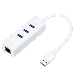 TP-Link USB 3.0 Gigabit Ethernet + hub 3 ports USB 3.0 — miniature 1