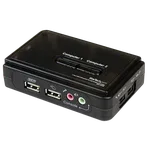 StarTech 2 Port USB KVM Switch w/Audio & Cables — miniature 1