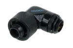Alphacool HF 16/10 screw-on nozzle 90° rotatable G1/4 Black — miniature 1
