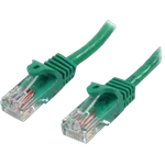 StarTech 0.5m Green Snagless Cat5e Patch Cable — miniature 1