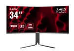 M.RED OptiSync 34 - 34" CURVE UWQHD 200Hz LED 1ms FreeSync Compatible G-Sync — miniature 1