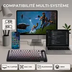 The G-LAB Keyz Elite 300 GRG 75% - Mécanique - Sans-Fil - RGB - Gris — miniature 8