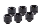 Alphacool Pack de 6 Fitting pour Tube rigide noir 14mm G1/4 — miniature 1
