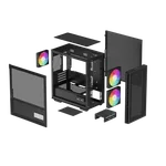 Deepcool CH360 DIGITAL Noir - GT/Sans Alim/Micro-ATX — miniature 13