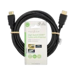 Nedis Câble HDMI HighSpeed + Ethernet mâle/mâle - 3m - Noir — miniature 1