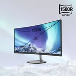 MSI PRO MP341CQ - 34" WQHD CURVE 100Hz VA 1ms FreeSync — miniature 2