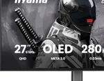 Iiyama G-Master GOB2701QSC-B1 - 27" Tandem WOLED QHD 280Hz USB-C 65W Pivot Compatible G-SYNC — miniature 9