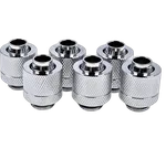 Alphacool Eiszapfen Fitting - 13/10/mm - G1/4 - Pack de 6 - Chrome — miniature 3