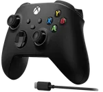 Microsoft Manette Xbox + Cable USB-C - Carbon Black — miniature 2