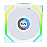 Lian-Li UNI FAN SL LCD ARGB PWM - Sans Fil 120mm - Blanc, miniature 1