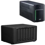 Synology DS1621+ avec Onduleur APC Back UPS BX1200MI-FR — miniature 1