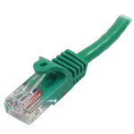 StarTech 0.5m Green Snagless Cat5e Patch Cable — miniature 2