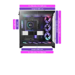 NZXT H9 Flow RGB+ Noir - MT/Sans Alim/E-ATX — miniature 7