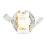 Nedis Câble D-Sub 9 mâle/femelle - 5m - Blanc — miniature 1