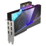 Gigabyte GeForce AORUS RTX 3080 XTREME WATERFORCE WB 10G LHR — miniature 2