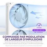 NZXT F420RGB Core Fan (Single Frame) - Blanc — miniature 11