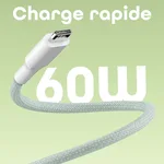 T'nB Câble USB-C vers USB-C - 1,5m - Vert — miniature 3
