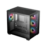 Deepcool CG530 4F Noir - MT/Sans Alim/ATX + MYSTIQUE 360 ARGB - Noir - 360mm — miniature 3