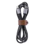 T'nB Câble USB-C/Lightning - 1,5m - nylon RPET - Noir — miniature 4