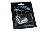 Alphacool Fitting 13/10mm - 90° rotatif - G1/4" - Chrome — miniature 3