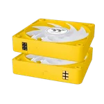 Thermaltake CT120 EX ARGB (Pack de 3x120mm) - Jaune — miniature 4