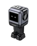 UGREEN Chargeur secteur robot 3 ports - 65W - Gris/Noir — miniature 1
