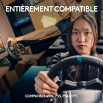 Logitech G923 Racing Wheel & Pedals PC et Playsation Edition — miniature 6