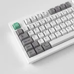 Keychron Set de touches - White Mint - Complet/ISO-FR/PBT — miniature 2