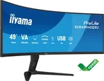 Iiyama ProLite XCB4994DQSU-B1 - 49" CURVE DQHD 120hz VA USB-C HUB HP Adapt Sync — miniature 2