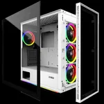 M.RED WHITE DESTROYER Glass-G - ARGB - MT/ATX — miniature 2