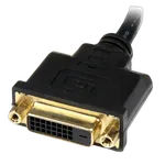 StarTech Adaptateur HDMI 1.4/DVI-D mâle/femelle - 20cm - Noir — miniature 3