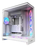 NZXT H9 Flow RGB+ Blanc - MT/Sans Alim/E-ATX — miniature 1
