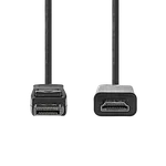 Nedis Câble DisplayPort vers HDMI - 3m - Noir — miniature 2