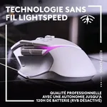 Logitech G502 X Plus - Sans-Fil - RGB - Blanc — miniature 11
