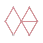 Nanoleaf Lines Skin Rose Mate - 9 pièces — miniature 1