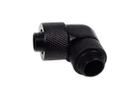 Alphacool Eiszapfen Fitting compression - 13/10mm - 90° rotatif G1/4 - Pack de 4 - Noir — miniature 3